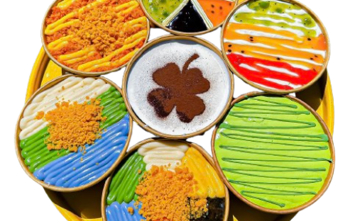 Bánh bông lan trứng muối & bánh ngọt Bánh bông lan trứng muối & bánh ngọt