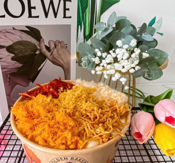 Bánh Bông Lan Sốt Phô Mai 4 Vị Chà Bông Heo,Gà Cay,Khô Bò,Khô Gà