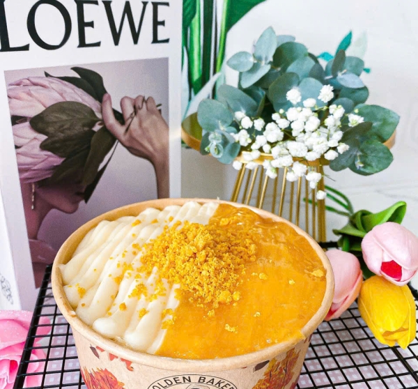 Bánh Bông Lan Trứng Muối 2 Sốt (Phô Mai-Bơ Trứng)